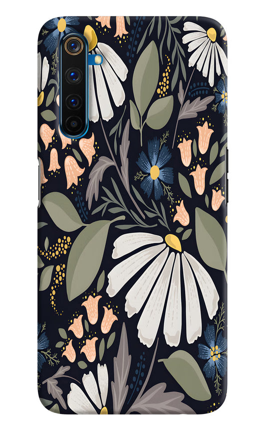 Flowers Art Realme 6 Pro Hard Case Back Cover by Casekaro