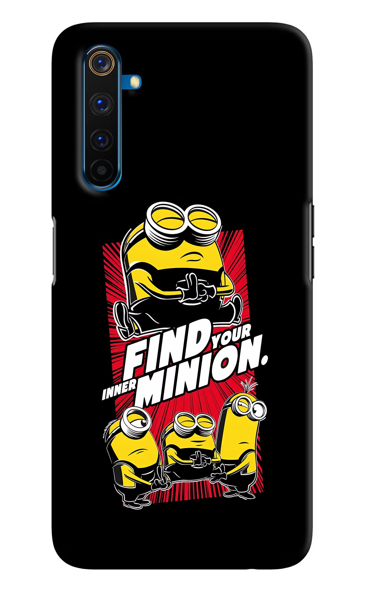 Find your inner Minion Realme 6 Pro Hard Case Back Cover by Casekaro
