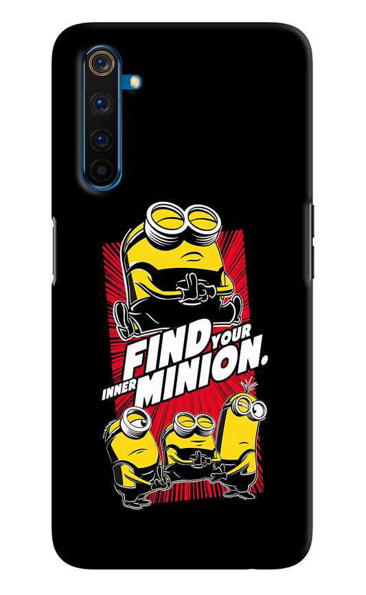 Find your inner Minion Realme 6 Pro Hard Case Back Cover by Casekaro