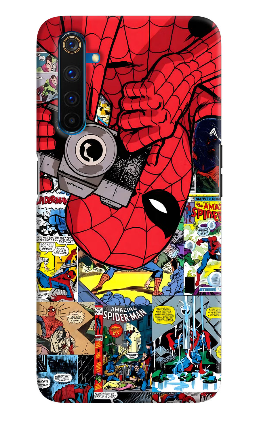 Spider Man Realme 6 Pro Back Cover, Hard case