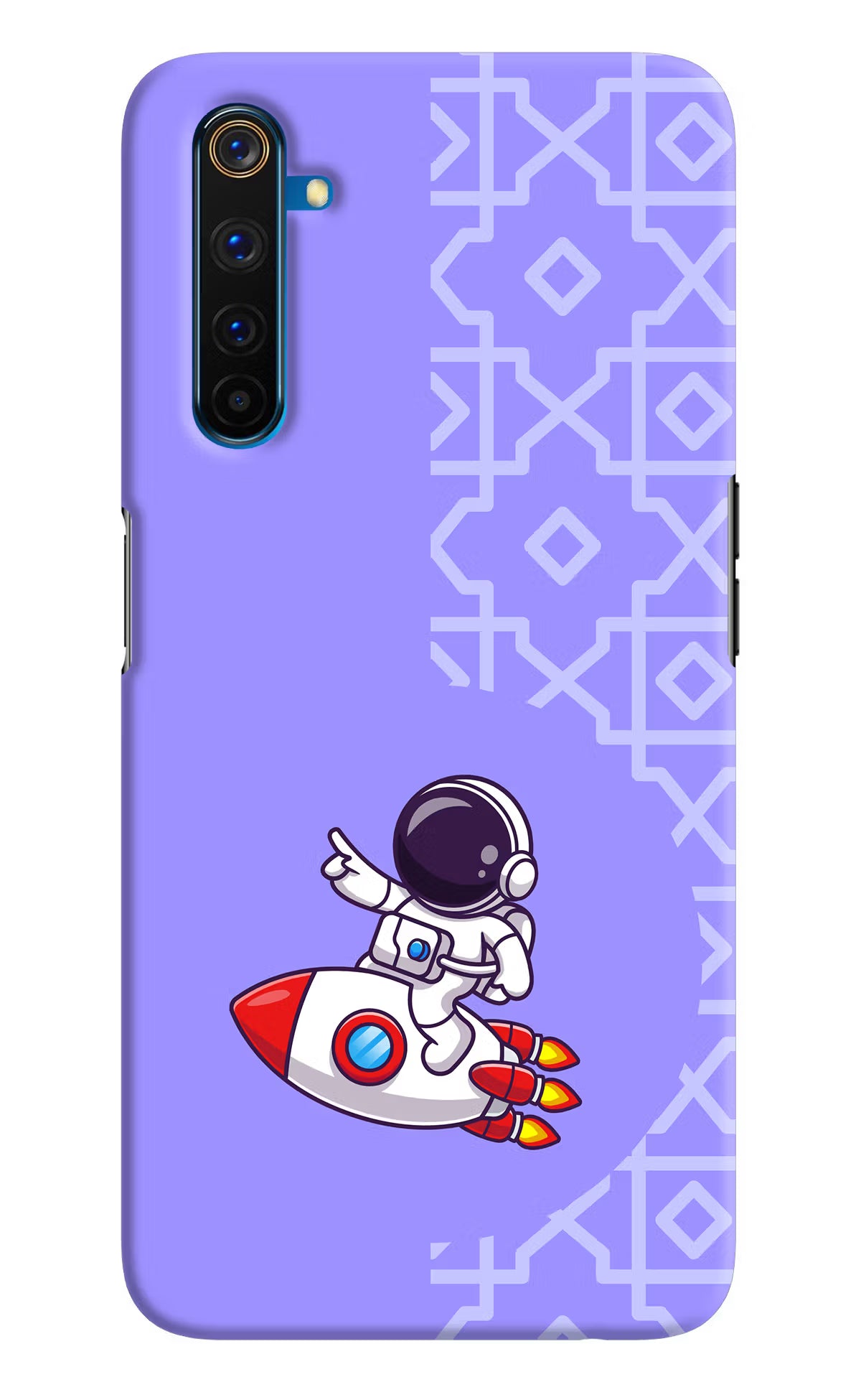 Cute Astronaut Realme 6 Pro Hard Case Back Cover by Casekaro