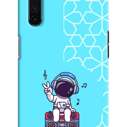 Cute Astronaut Chilling Realme 6 Pro Hard Case Back Cover by Casekaro
