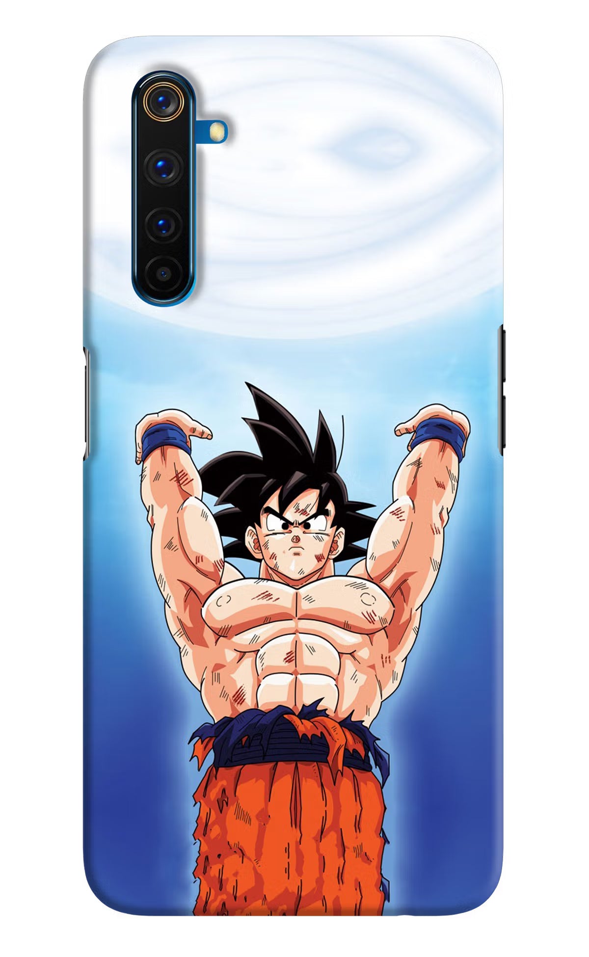 Goku Power Realme 6 Pro Hard Case Back Cover by Casekaro