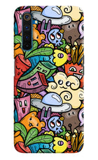 Veggie Doodle Realme 6 Pro Hard Case Back Cover by Casekaro