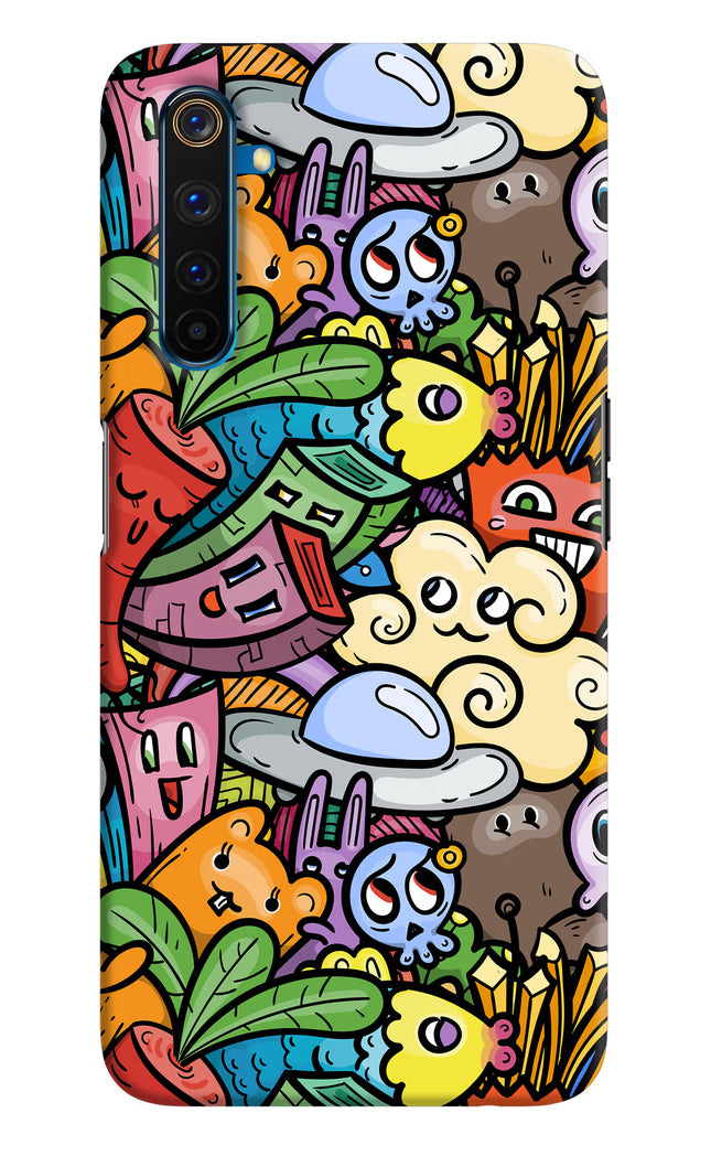 Veggie Doodle Realme 6 Pro Hard Case Back Cover by Casekaro