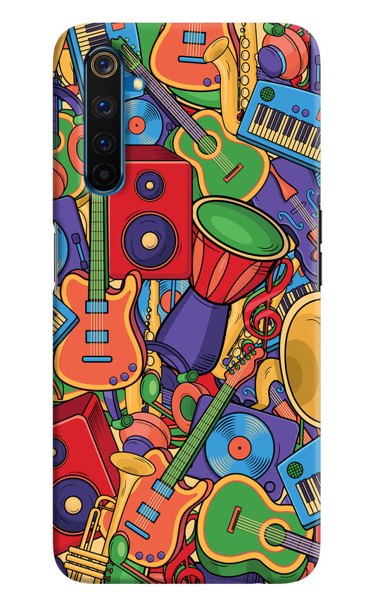 Music Instrument Doodle Realme 6 Pro Hard Case Back Cover by Casekaro