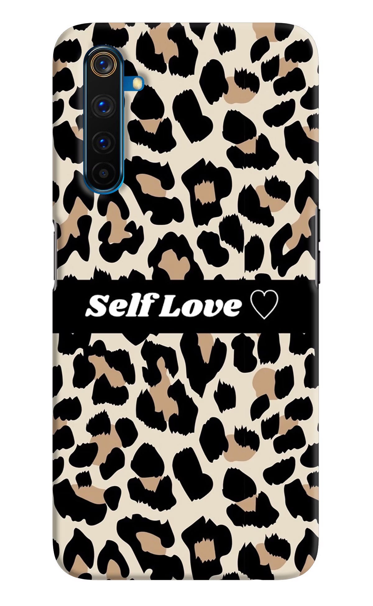 Leopard Print Self Love Realme 6 Pro Hard Case Back Cover by Casekaro