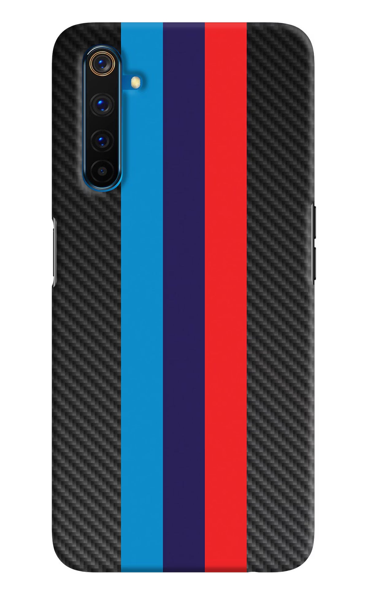 BMW Stripes Pattern Realme 6 Pro Hard Case Back Cover by Casekaro