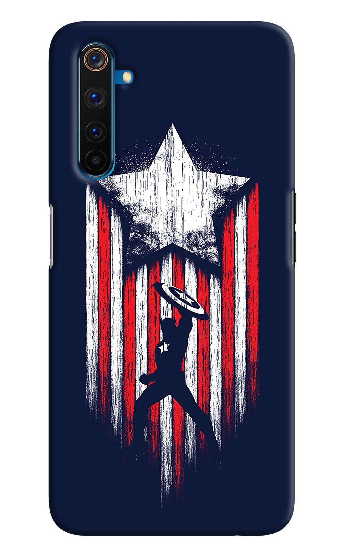 Captain America Marvel Art Realme 6 Pro Back Cover