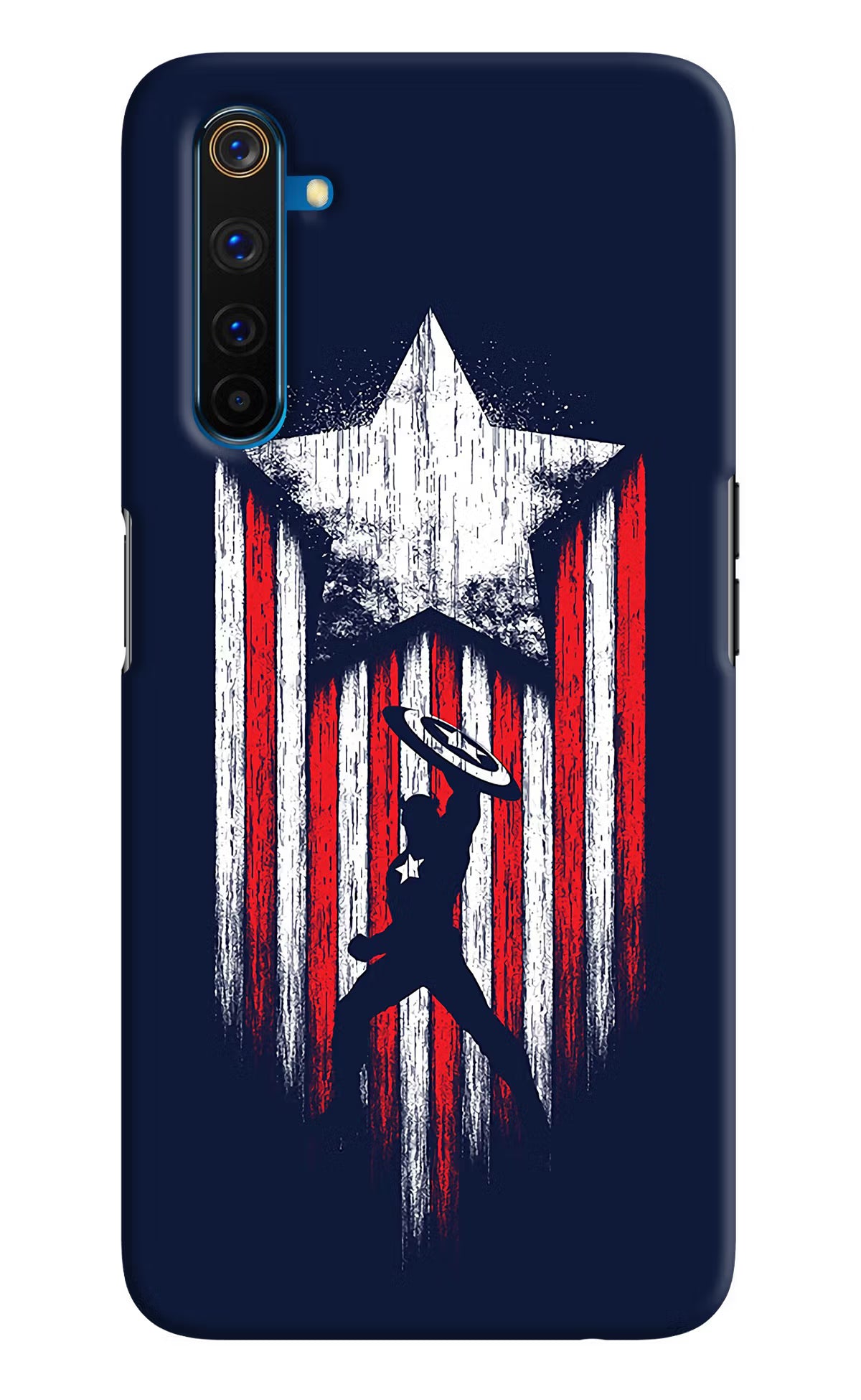 Captain America Marvel Art Realme 6 Pro Hard Case Back Cover by Casekaro