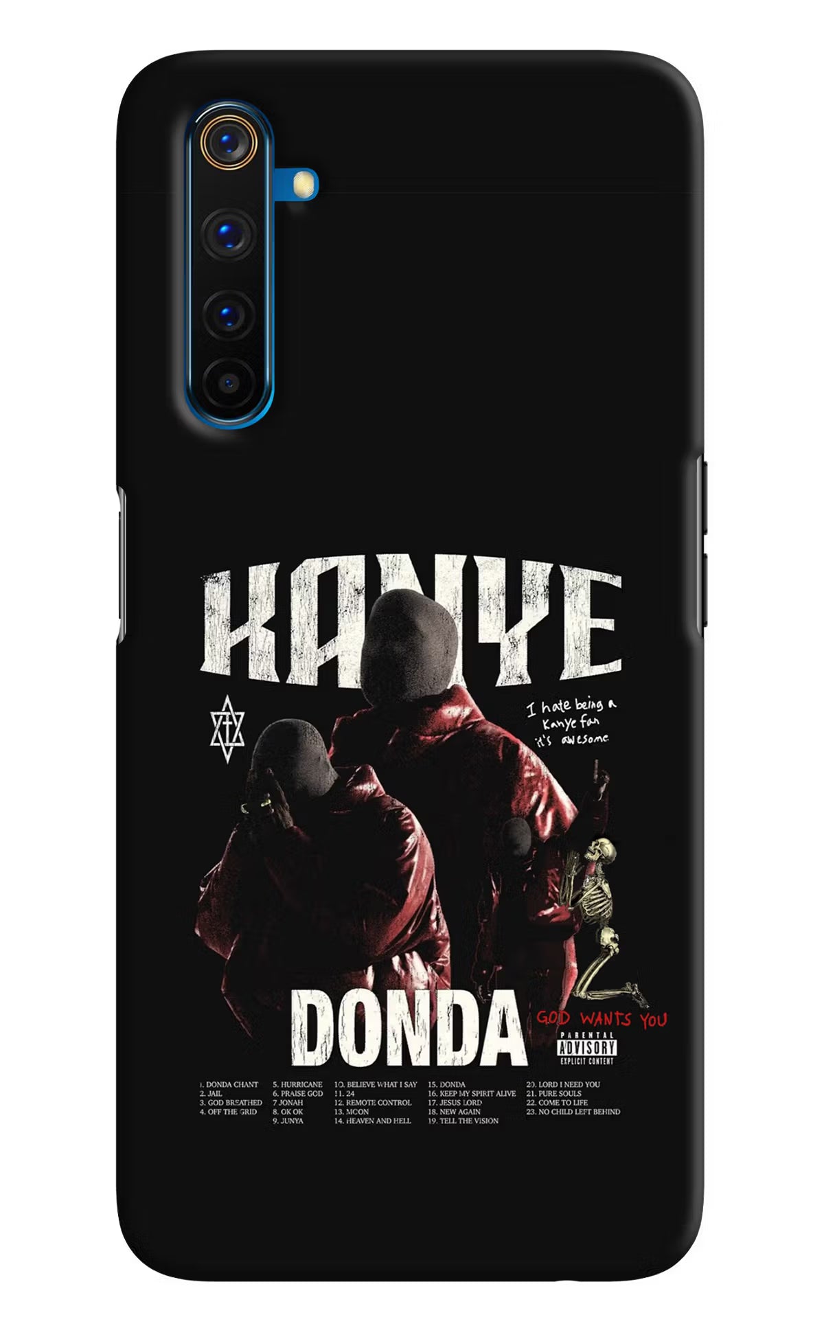 Donda Kanye West Realme 6 Pro Hard Case Back Cover by Casekaro