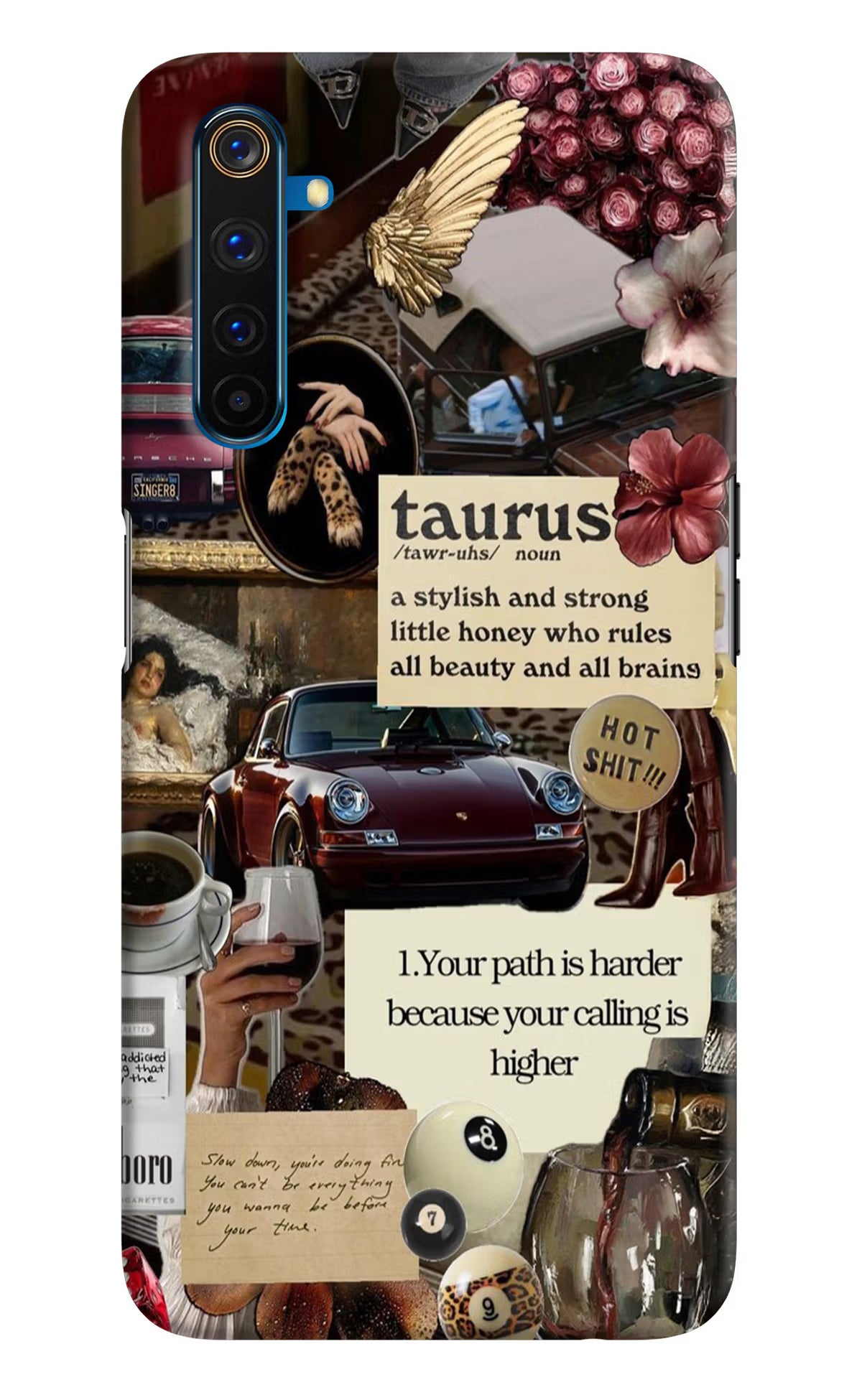 Taurus Zodiac Realme 6 Pro Hard Case Back Cover by Casekaro