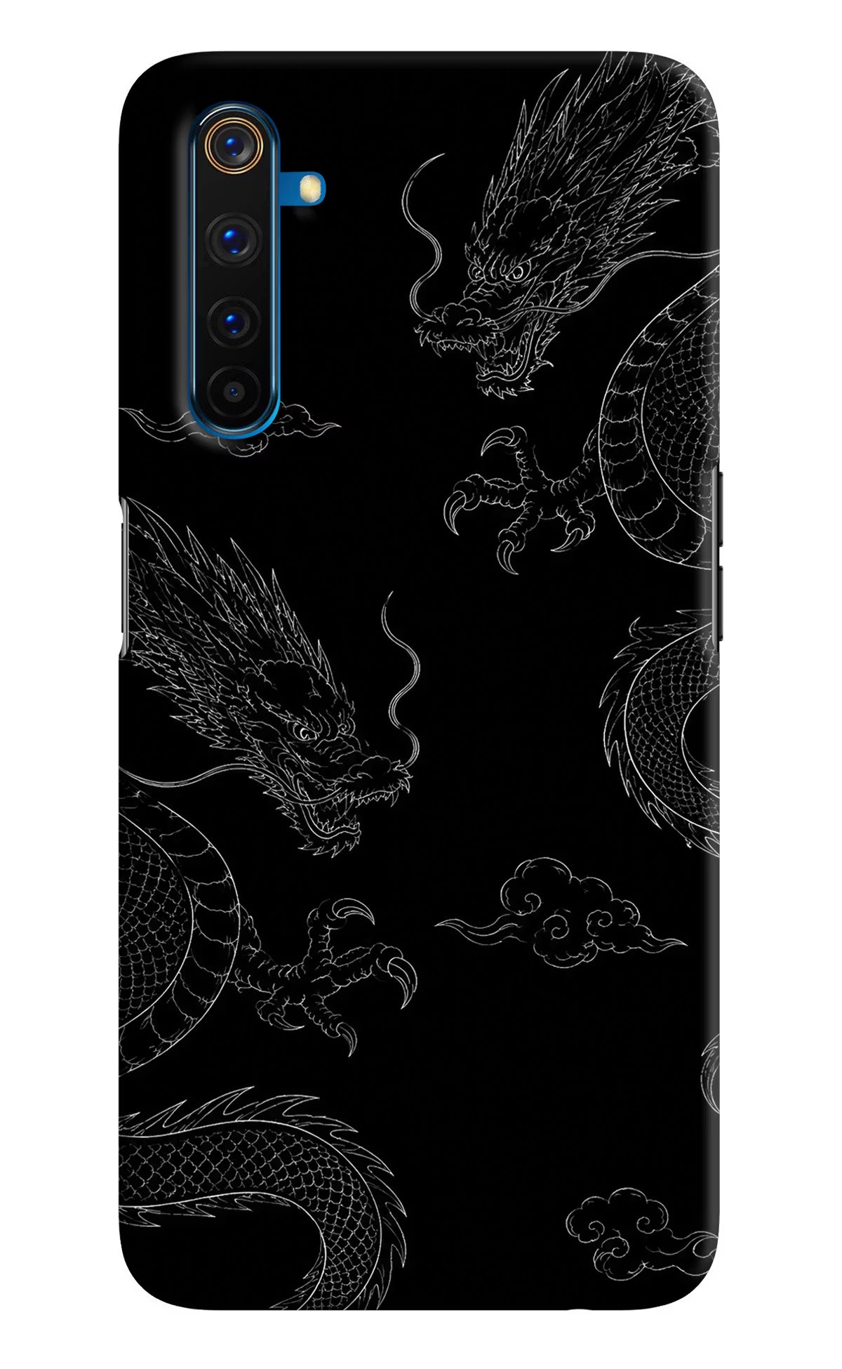 Twin Dragons Realme 6 Pro Hard Case Back Cover by Casekaro