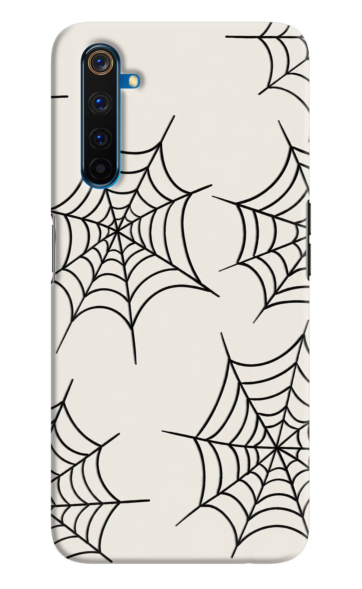 Spider Web Realme 6 Pro Hard Case Back Cover by Casekaro