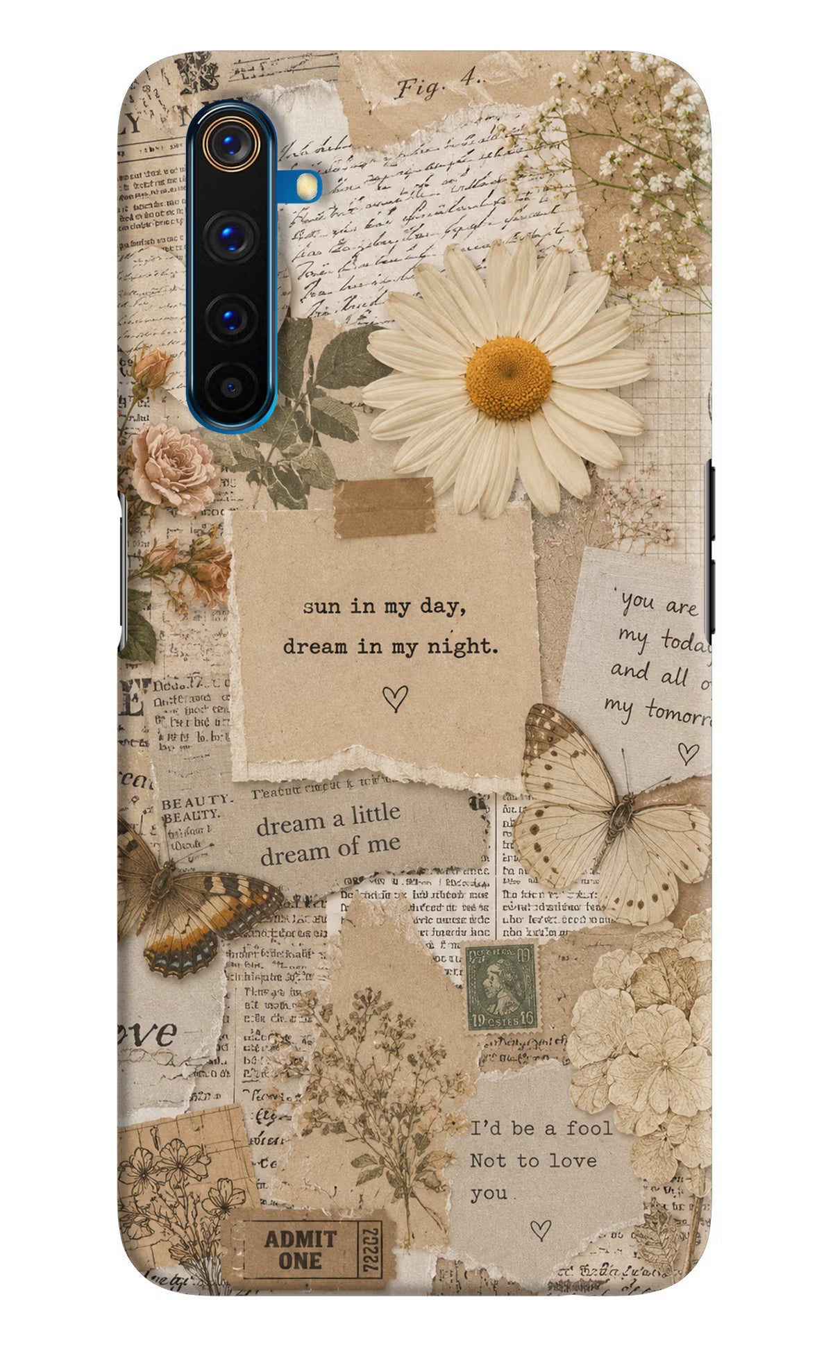 Vintage case Realme 6 Pro Back Cover