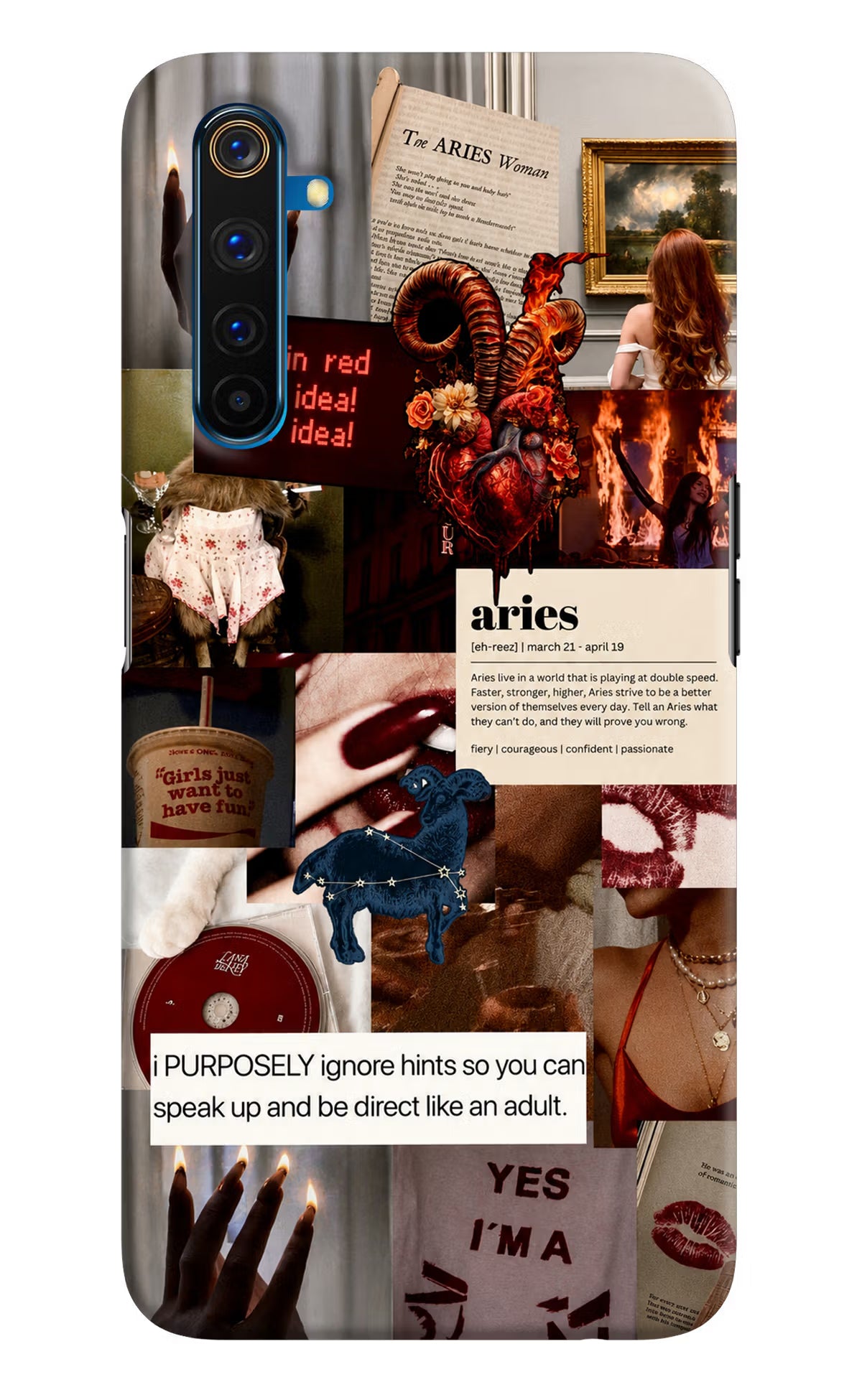Zodiac Aries Realme 6 Pro Back Cover