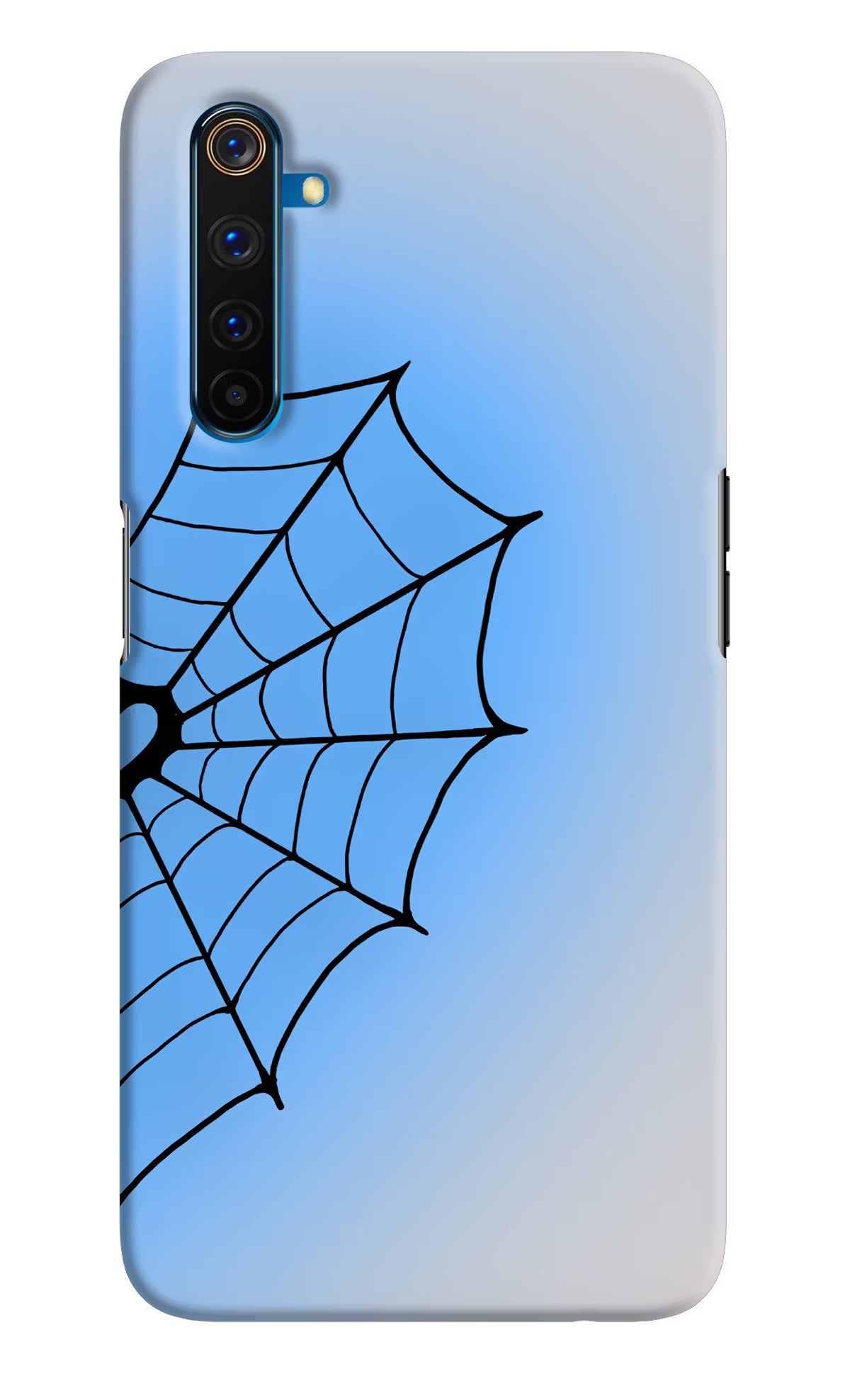 Blue Web Realme 6 Pro Back Cover