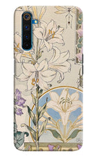 White Lily Realme 6 Pro Hard Case Back Cover by Casekaro