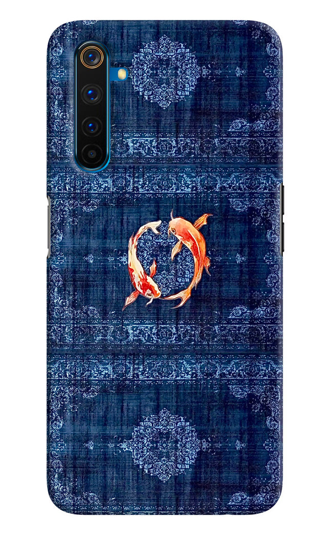 Koi Blue Realme 6 Pro Hard Case Back Cover by Casekaro