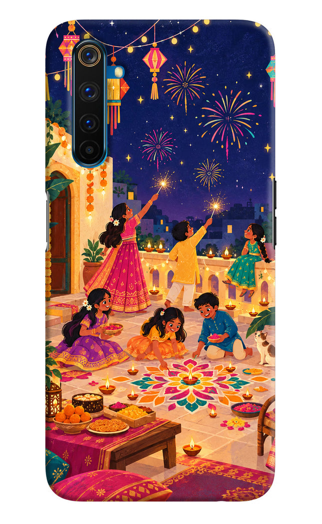 Diwali Night Realme 6 Pro Hard Case Back Cover by Casekaro