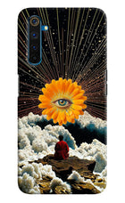 Cosmic Flower Realme 6 Pro Hard Case Back Cover by Casekaro