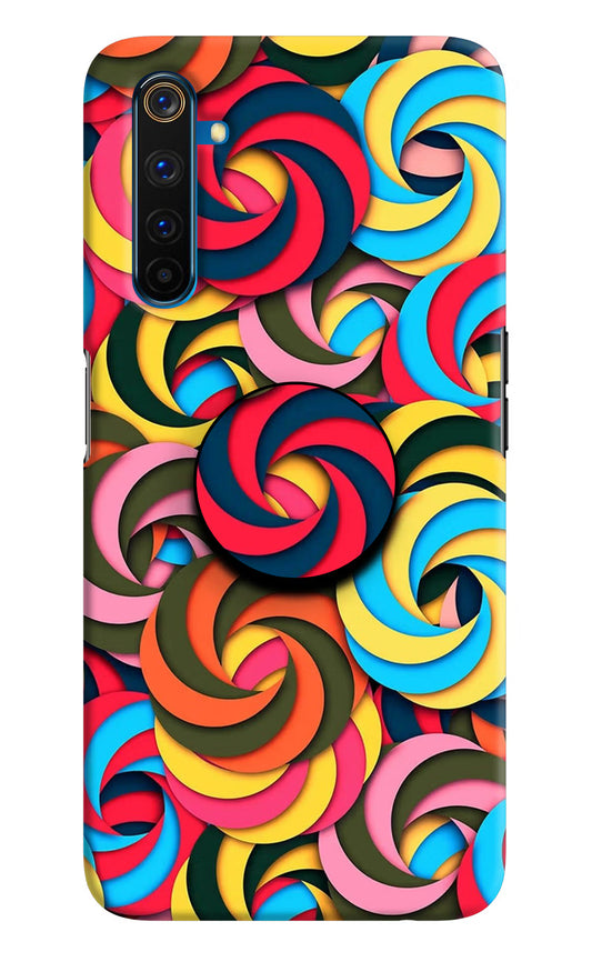 Spiral Pattern Realme 6 Pro Pop Case by Casekaro