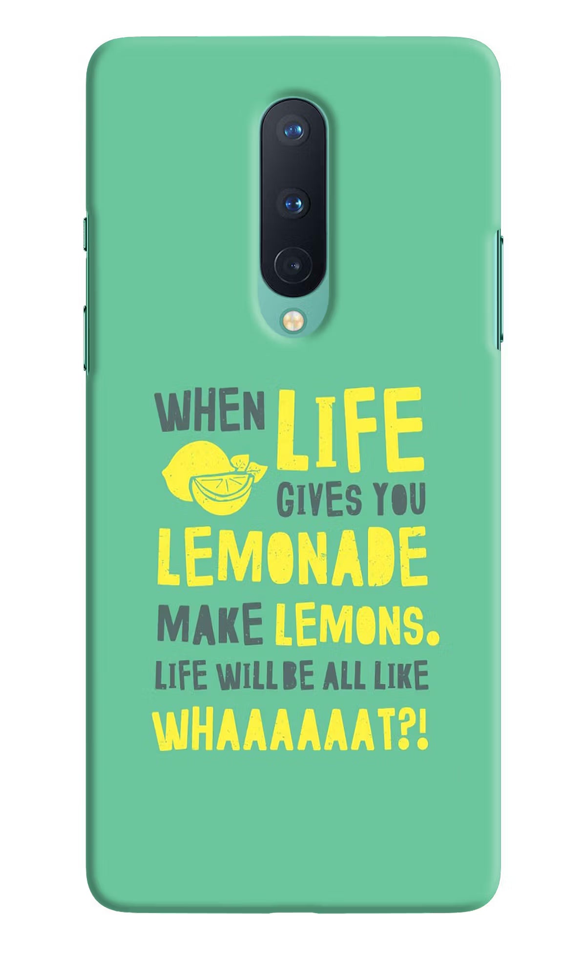 Quote Oneplus 8 Hard Case Back Cover by Casekaro