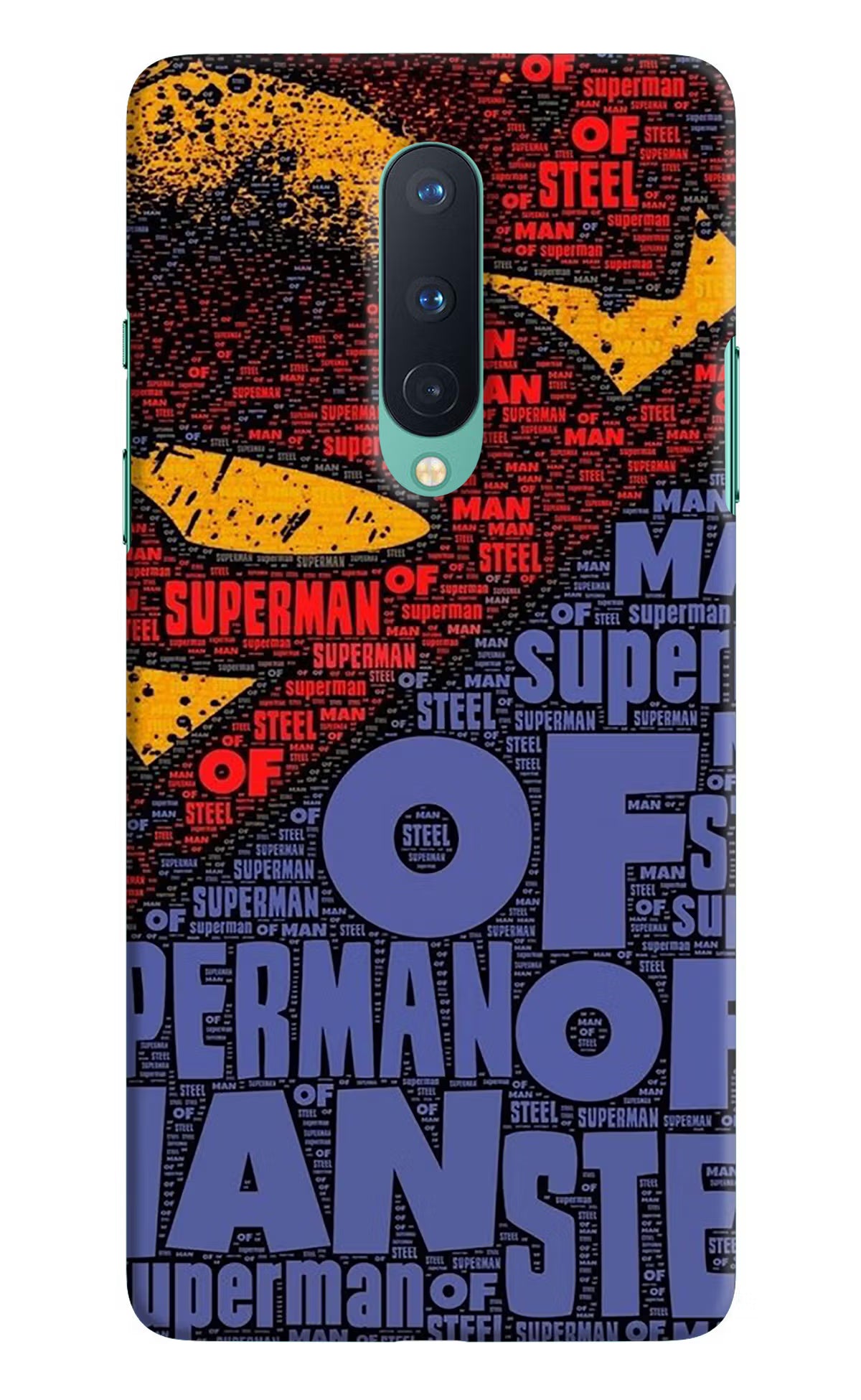 Superman Oneplus 8 Hard Case Back Cover by Casekaro