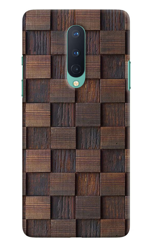 Wooden Cube Design Oneplus 8 Hard Case Back Cover by Casekaro