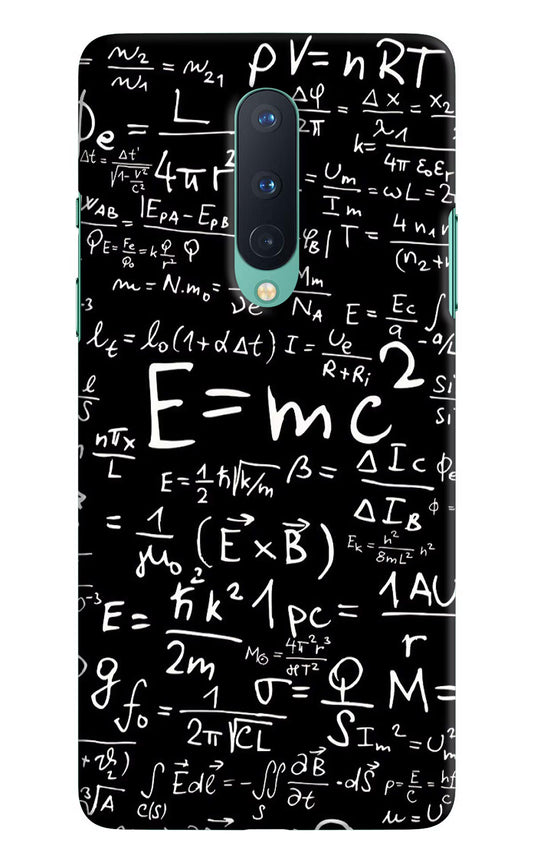 Physics Formula Oneplus 8 Hard Case Back Cover by Casekaro