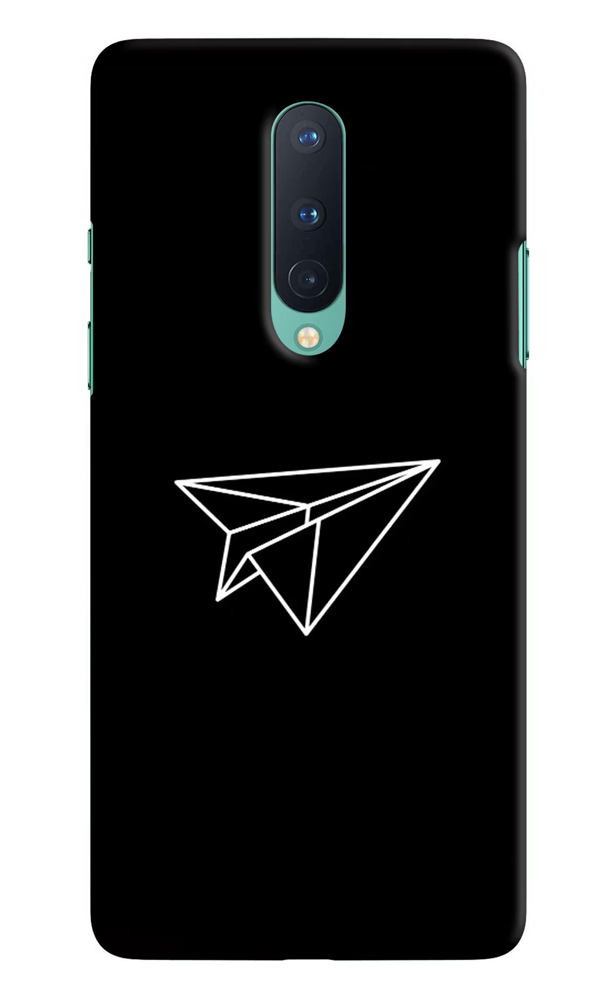 Paper Plane White Oneplus 8 Hard Case Back Cover by Casekaro