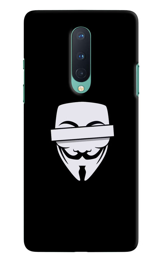 Anonymous Face Oneplus 8 Hard Case Back Cover by Casekaro