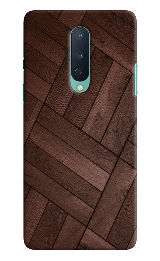Wooden Texture Design Oneplus 8 Hard Case Back Cover by Casekaro
