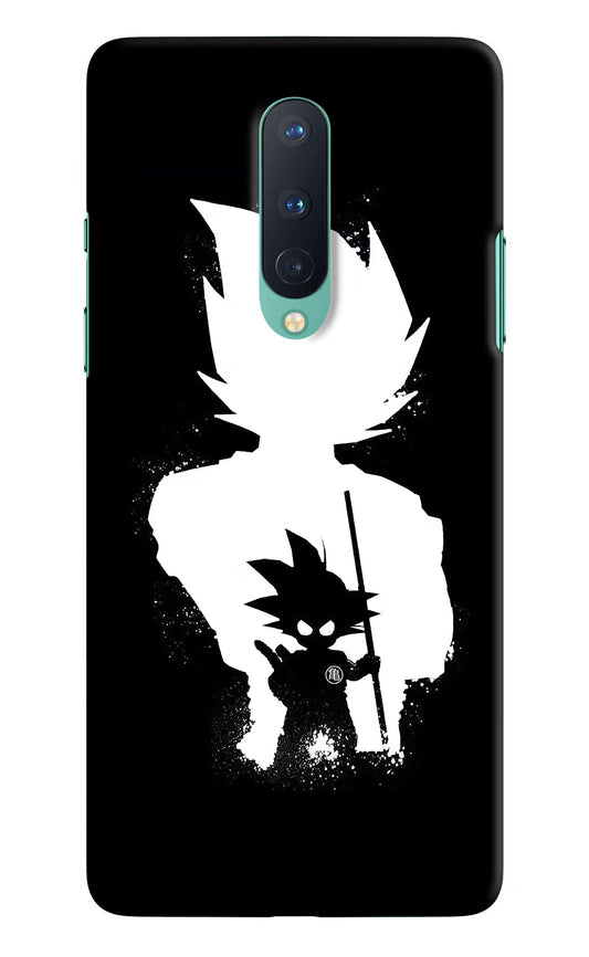 Goku Shadow Oneplus 8 Hard Case Back Cover by Casekaro