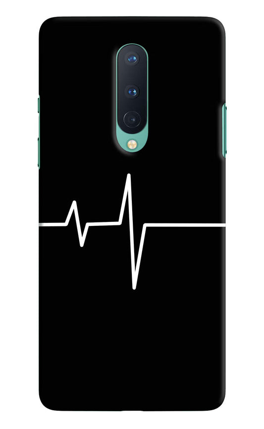 Heart Beats Oneplus 8 Hard Case Back Cover by Casekaro