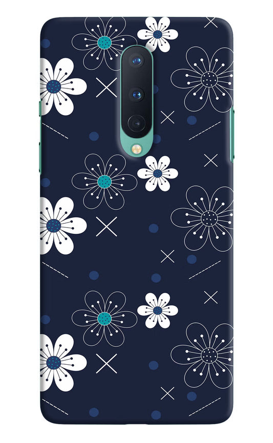 Flowers Oneplus 8 Hard Case Back Cover by Casekaro