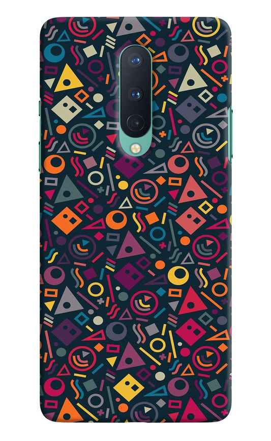 Geometric Abstract Oneplus 8 Hard Case Back Cover by Casekaro