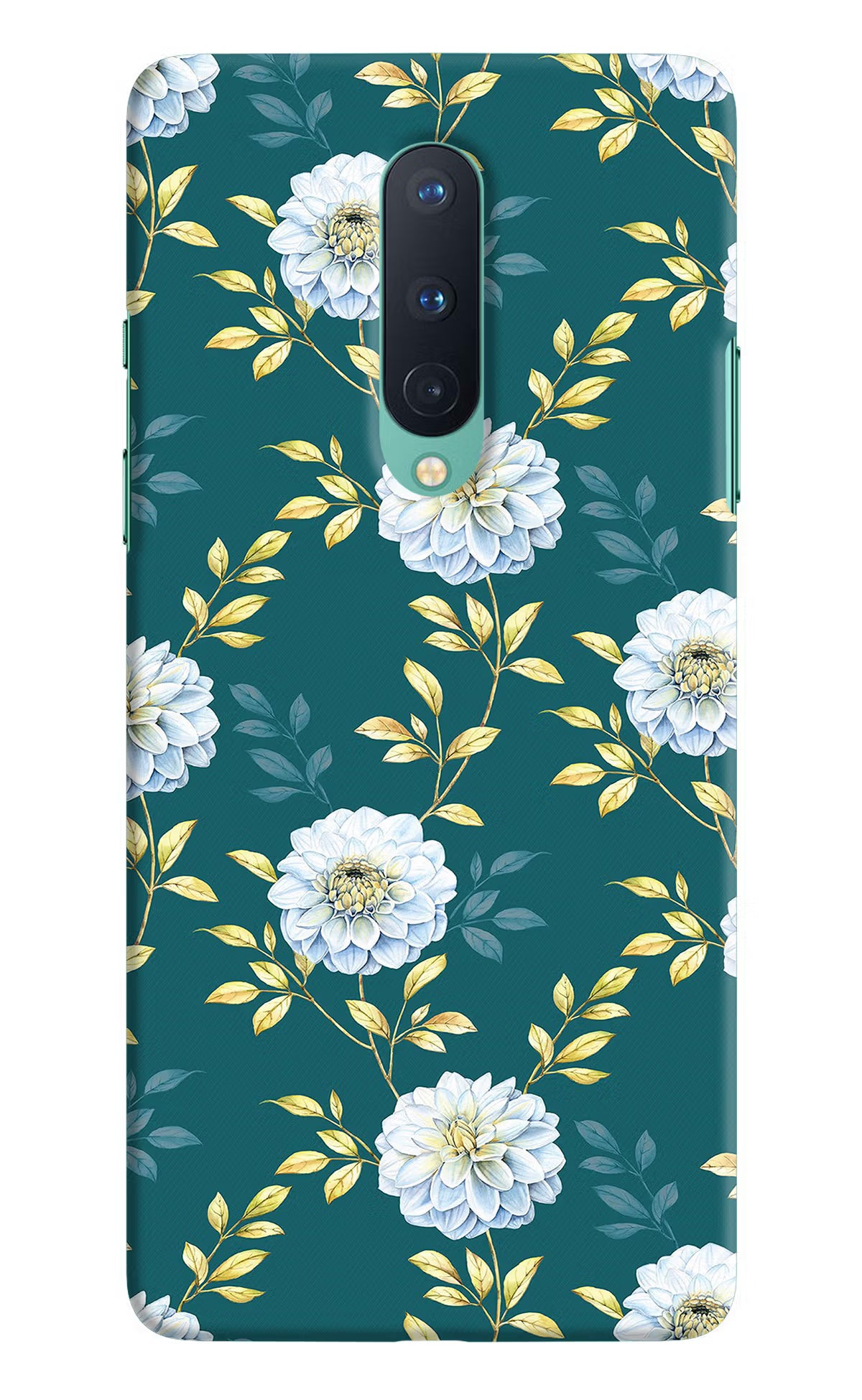 Flowers Oneplus 8 Hard Case Back Cover by Casekaro