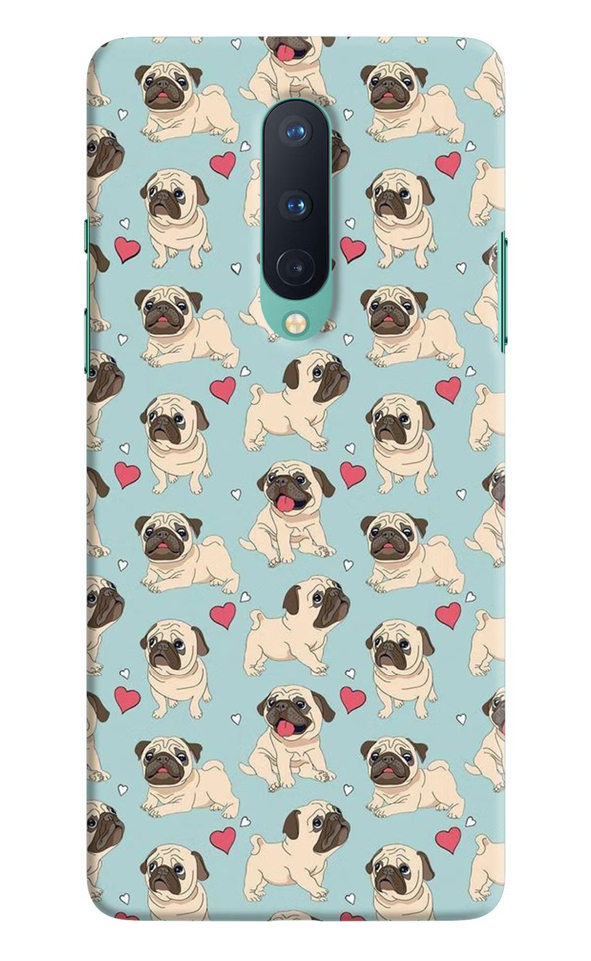 Pug Dog Oneplus 8 Hard Case Back Cover by Casekaro