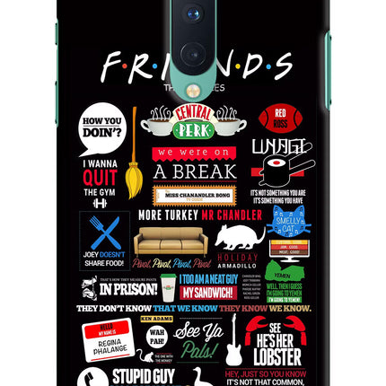 FRIENDS Oneplus 8 Hard Case Back Cover by Casekaro