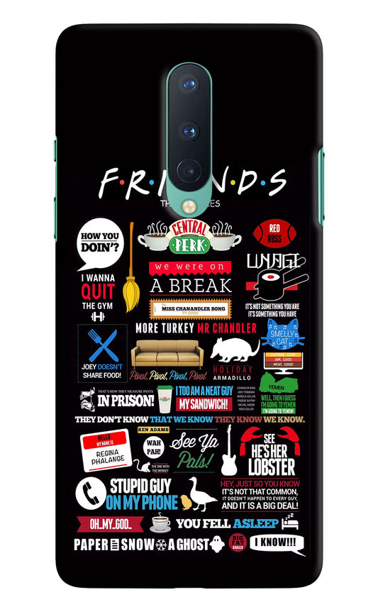 FRIENDS Oneplus 8 Hard Case Back Cover by Casekaro