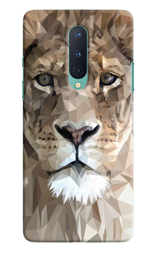 Lion Art Oneplus 8 Hard Case Back Cover by Casekaro
