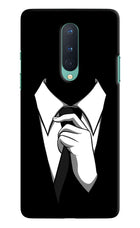 Black Tie Oneplus 8 Hard Case Back Cover by Casekaro