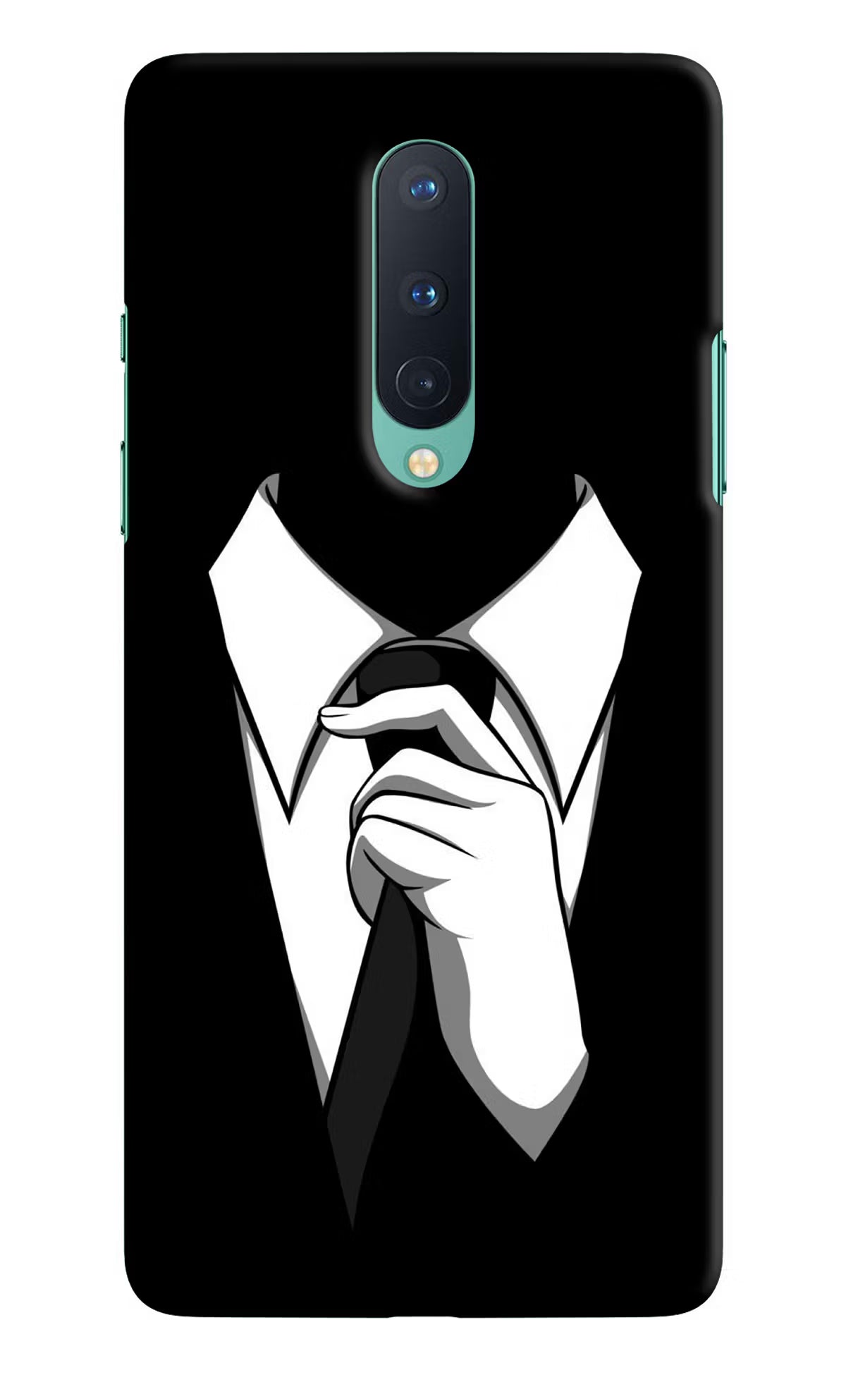 Black Tie Oneplus 8 Hard Case Back Cover by Casekaro