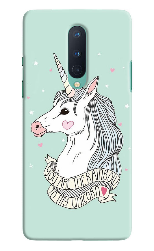 Unicorn Wallpaper Oneplus 8 Hard Case Back Cover by Casekaro
