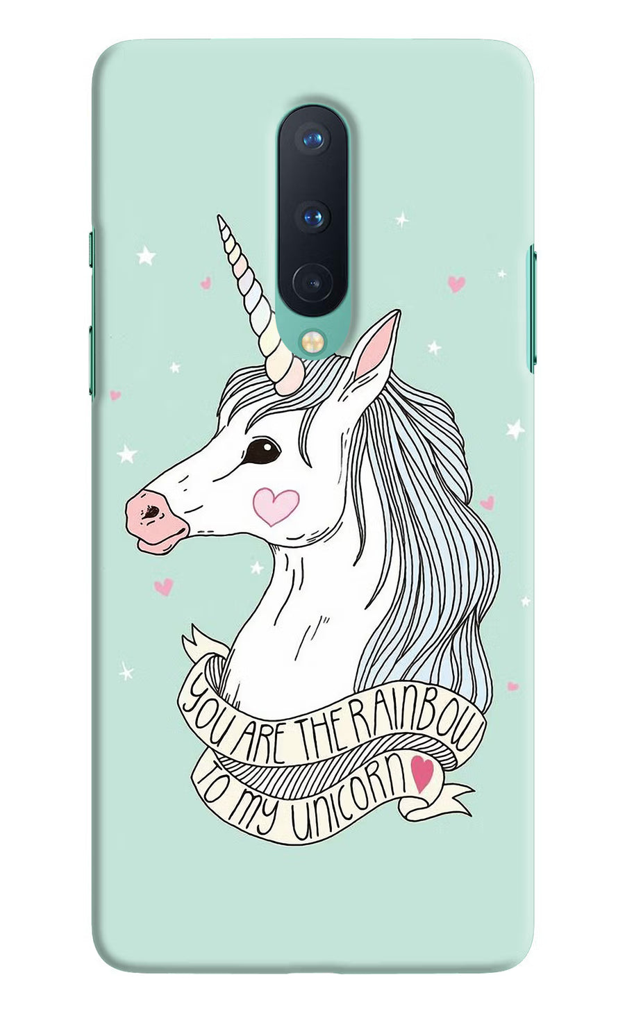 Unicorn Wallpaper Oneplus 8 Back Cover, Hard case