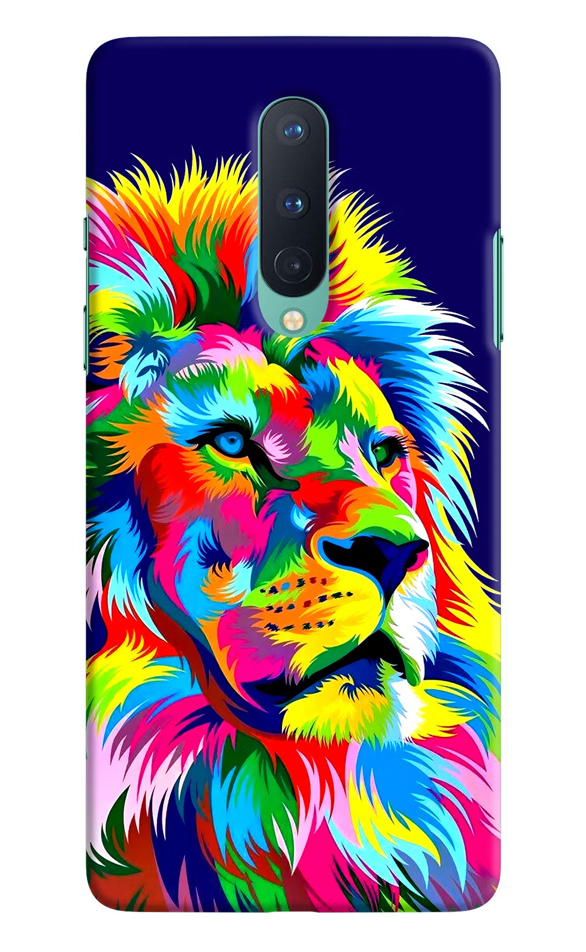 Vector Art Lion Oneplus 8 Hard Case Back Cover by Casekaro