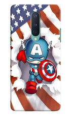 Captain America Oneplus 8 Hard Case Back Cover by Casekaro