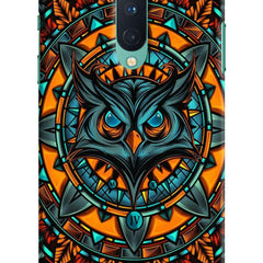 Angry Owl Art Oneplus 8 Hard Case Back Cover by Casekaro