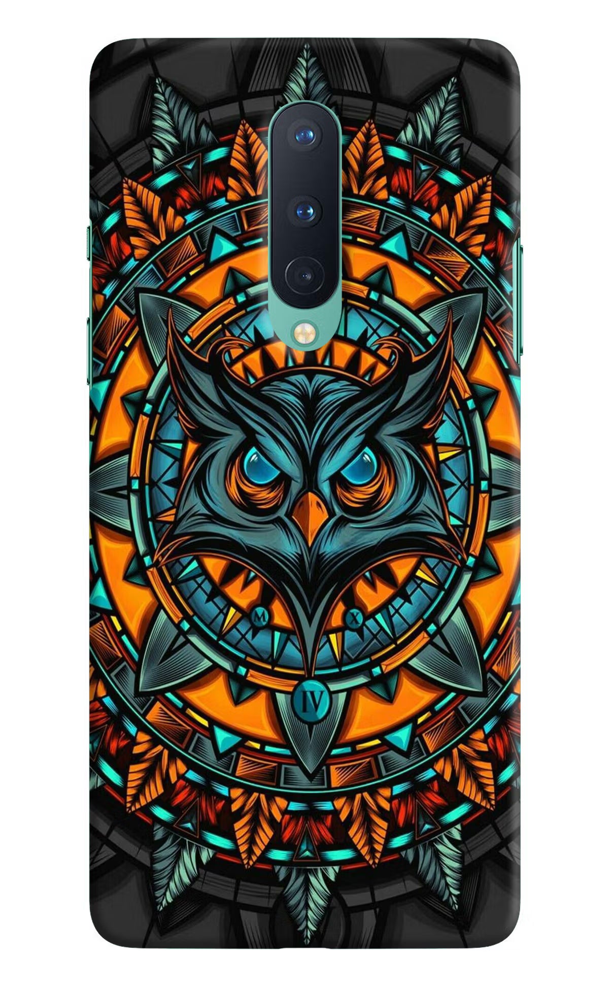 Angry Owl Art Oneplus 8 Hard Case Back Cover by Casekaro